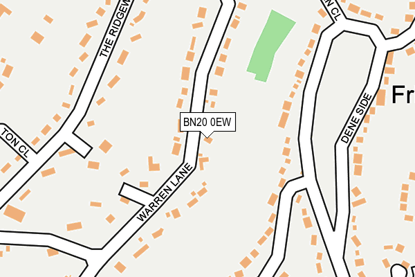 BN20 0EW map - OS OpenMap – Local (Ordnance Survey)