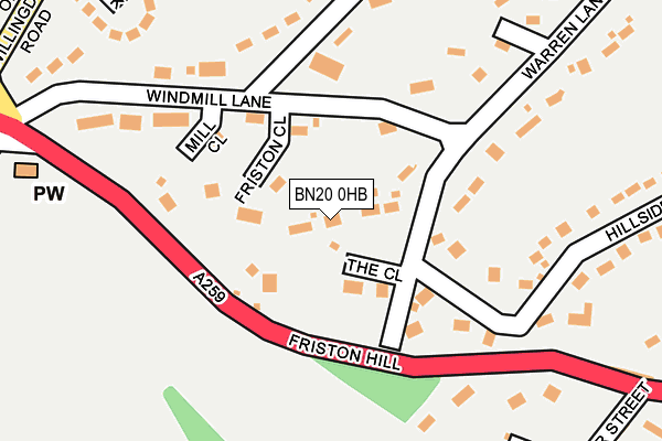 Map of DECOD LTD at local scale