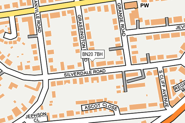 BN20 7BH map - OS OpenMap – Local (Ordnance Survey)