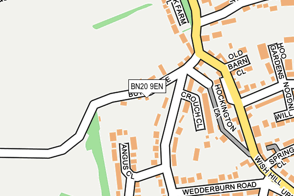 BN20 9EN map - OS OpenMap – Local (Ordnance Survey)
