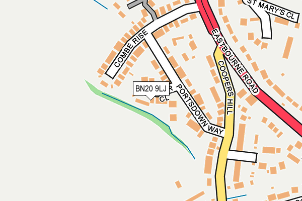 BN20 9LJ map - OS OpenMap – Local (Ordnance Survey)