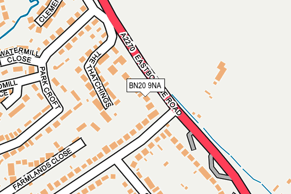 BN20 9NA map - OS OpenMap – Local (Ordnance Survey)