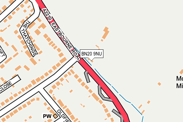 BN20 9NU map - OS OpenMap – Local (Ordnance Survey)