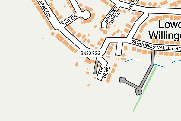 BN20 9SG map - OS OpenMap – Local (Ordnance Survey)