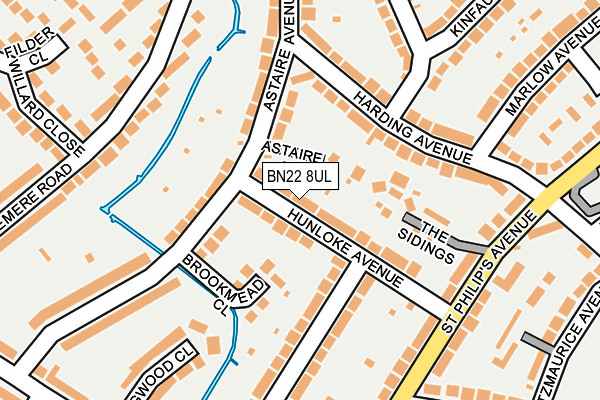 BN22 8UL map - OS OpenMap – Local (Ordnance Survey)