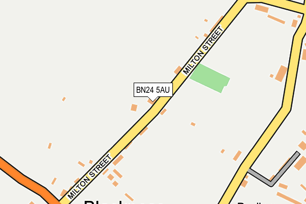 BN24 5AU map - OS OpenMap – Local (Ordnance Survey)