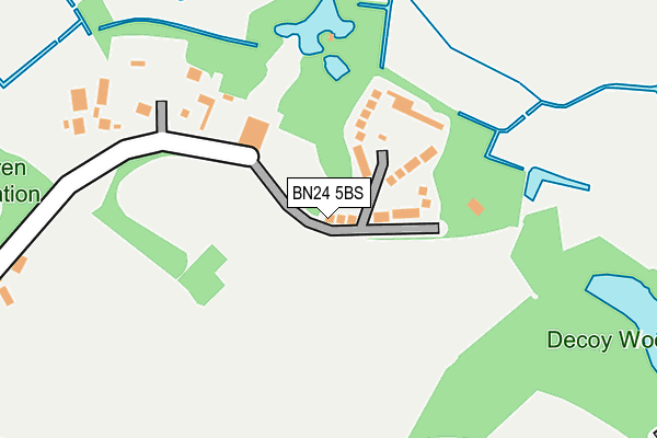 BN24 5BS map - OS OpenMap – Local (Ordnance Survey)