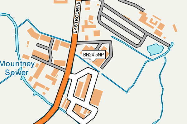 BN24 5NP map - OS OpenMap – Local (Ordnance Survey)