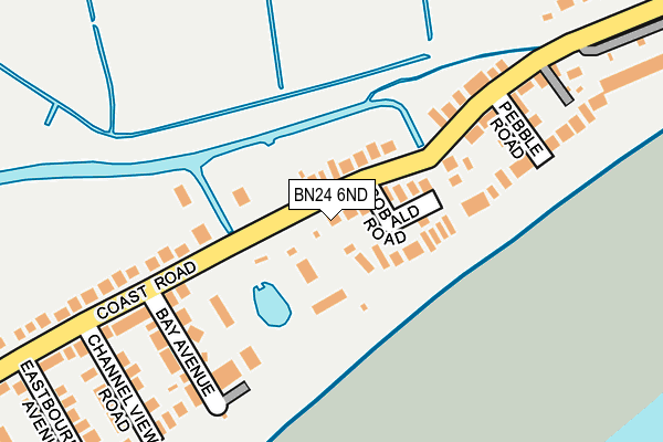 BN24 6ND map - OS OpenMap – Local (Ordnance Survey)