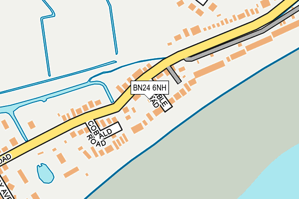BN24 6NH map - OS OpenMap – Local (Ordnance Survey)