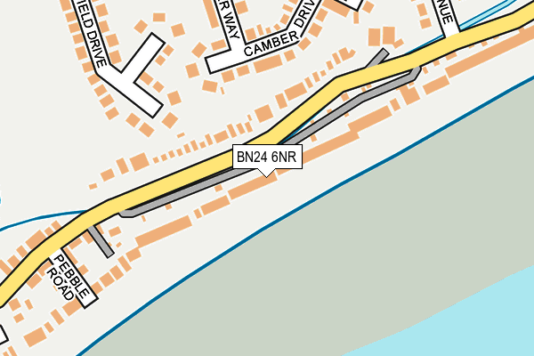 BN24 6NR map - OS OpenMap – Local (Ordnance Survey)