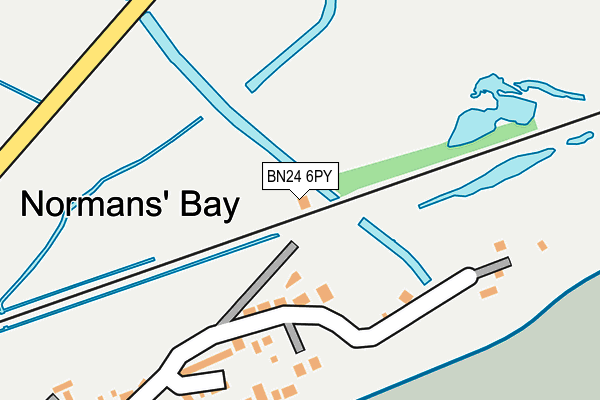 BN24 6PY map - OS OpenMap – Local (Ordnance Survey)