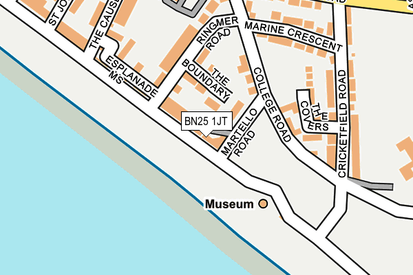 Map of MARTELLO MEWS RESIDENTS LIMITED at local scale