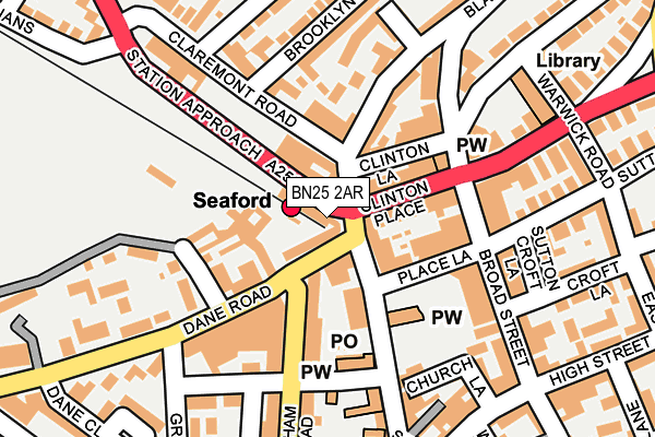 Map of STEAMWORKS (SEAFORD) LIMITED at local scale