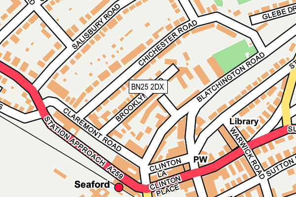 Map of DARREN BRADBURY LTD at local scale