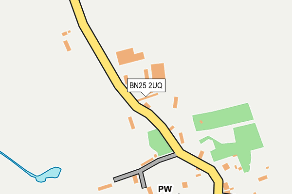 BN25 2UQ map - OS OpenMap – Local (Ordnance Survey)