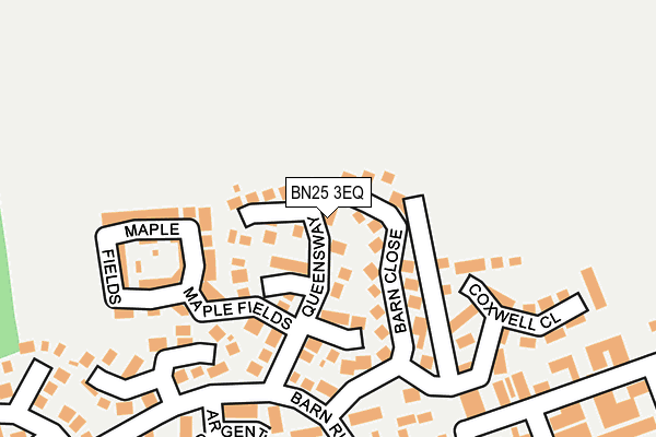 BN25 3EQ map - OS OpenMap – Local (Ordnance Survey)