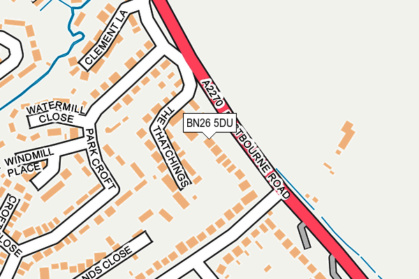 BN26 5DU map - OS OpenMap – Local (Ordnance Survey)