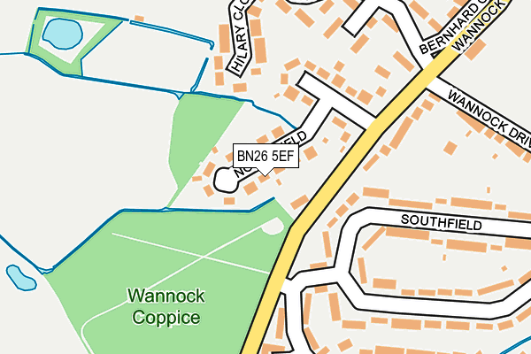 BN26 5EF map - OS OpenMap – Local (Ordnance Survey)