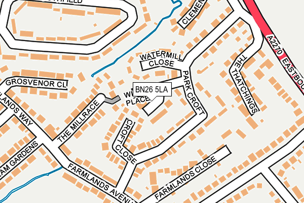 BN26 5LA map - OS OpenMap – Local (Ordnance Survey)