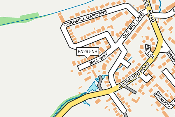 BN26 5NH map - OS OpenMap – Local (Ordnance Survey)