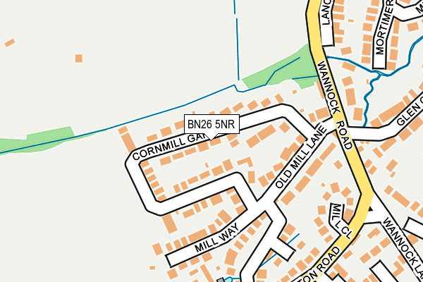 BN26 5NR map - OS OpenMap – Local (Ordnance Survey)