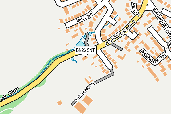 BN26 5NT map - OS OpenMap – Local (Ordnance Survey)