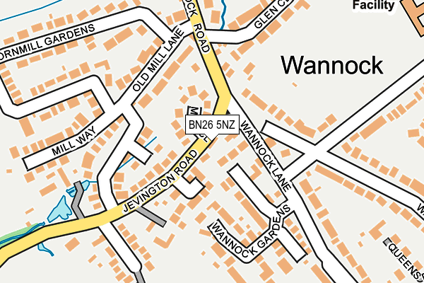 BN26 5NZ map - OS OpenMap – Local (Ordnance Survey)