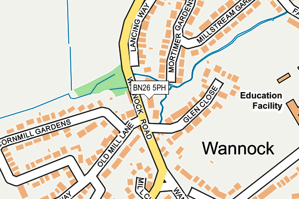 BN26 5PH map - OS OpenMap – Local (Ordnance Survey)