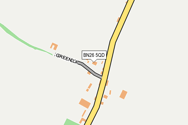 BN26 5QD map - OS OpenMap – Local (Ordnance Survey)
