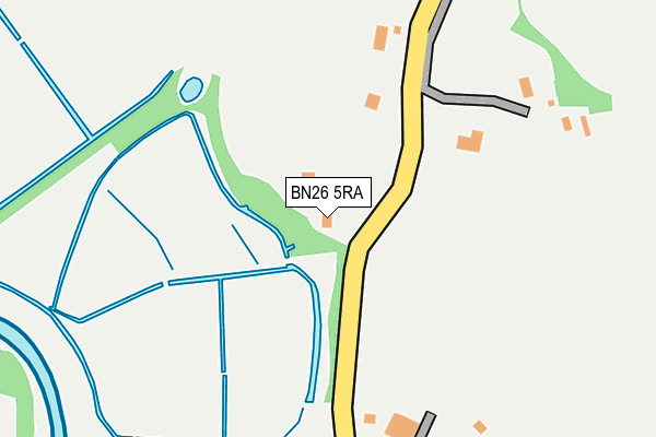 BN26 5RA map - OS OpenMap – Local (Ordnance Survey)