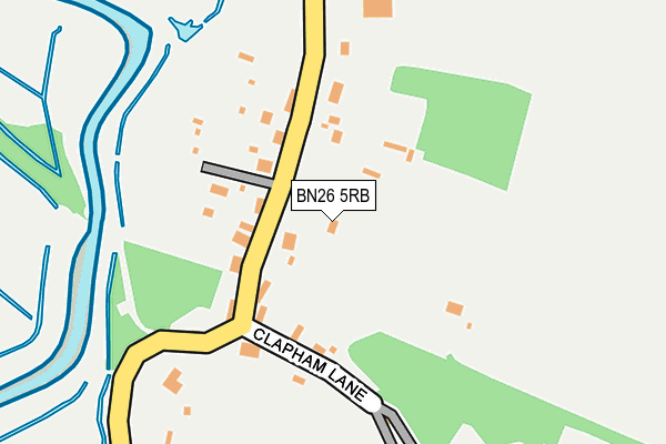 BN26 5RB map - OS OpenMap – Local (Ordnance Survey)