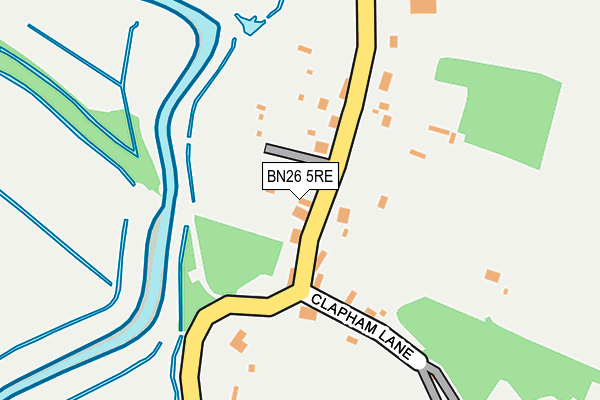 BN26 5RE map - OS OpenMap – Local (Ordnance Survey)