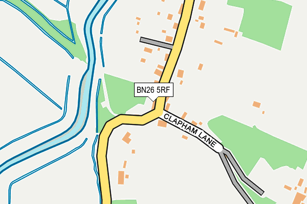 BN26 5RF map - OS OpenMap – Local (Ordnance Survey)