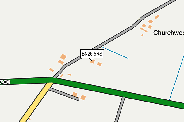 BN26 5RS map - OS OpenMap – Local (Ordnance Survey)