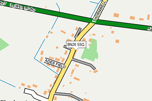 BN26 5SQ map - OS OpenMap – Local (Ordnance Survey)