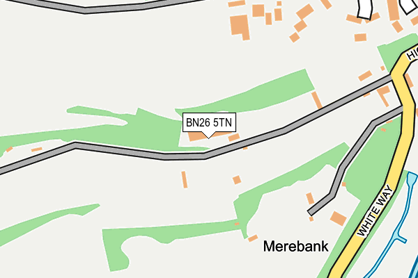 BN26 5TN map - OS OpenMap – Local (Ordnance Survey)