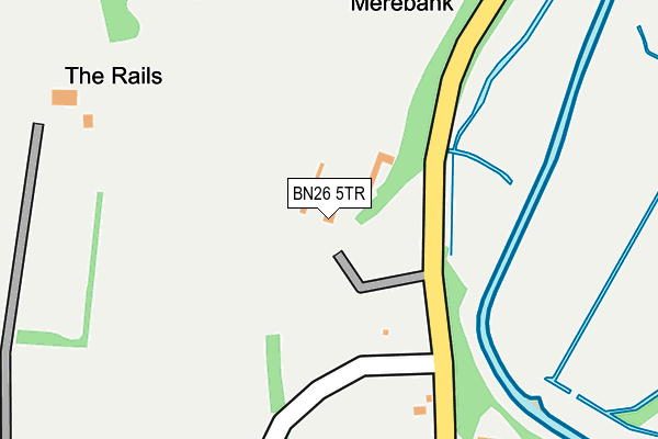 BN26 5TR map - OS OpenMap – Local (Ordnance Survey)