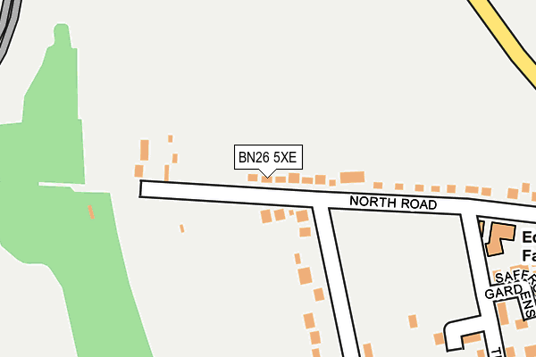 BN26 5XE map - OS OpenMap – Local (Ordnance Survey)