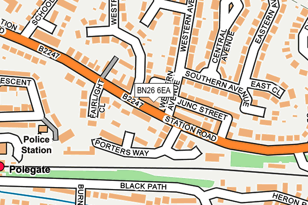 Map of MRDEK LTD at local scale