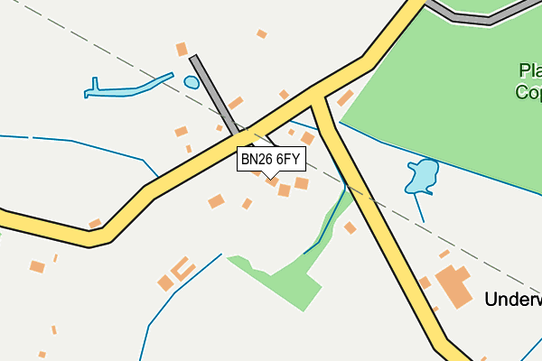 BN26 6FY map - OS OpenMap – Local (Ordnance Survey)