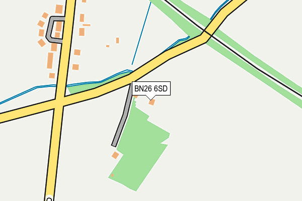 BN26 6SD map - OS OpenMap – Local (Ordnance Survey)