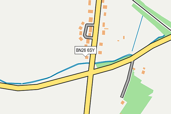 BN26 6SY map - OS OpenMap – Local (Ordnance Survey)