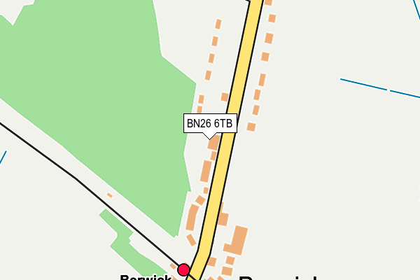 BN26 6TB map - OS OpenMap – Local (Ordnance Survey)