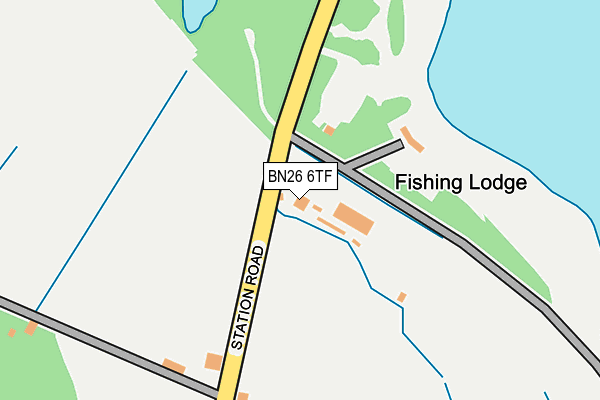 BN26 6TF map - OS OpenMap – Local (Ordnance Survey)