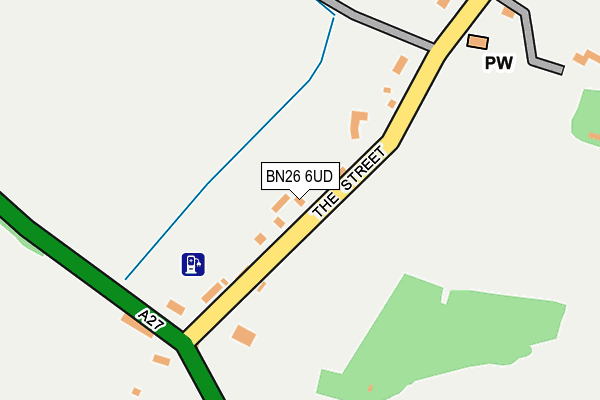 BN26 6UD map - OS OpenMap – Local (Ordnance Survey)