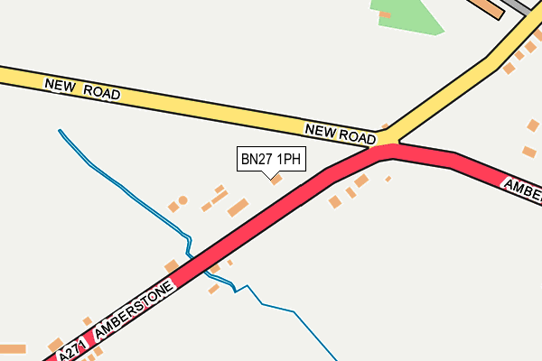 BN27 1PH map - OS OpenMap – Local (Ordnance Survey)