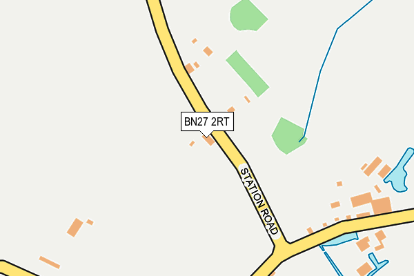 BN27 2RT map - OS OpenMap – Local (Ordnance Survey)
