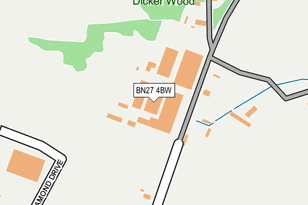 Map of GORE FARM CLOSE MANAGEMENT COMPANY LIMITED at local scale