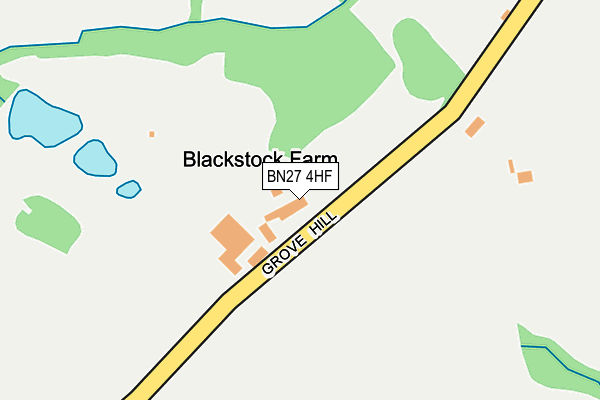 Map of BLACKSTOCK FARM COMPANY LIMITED at local scale